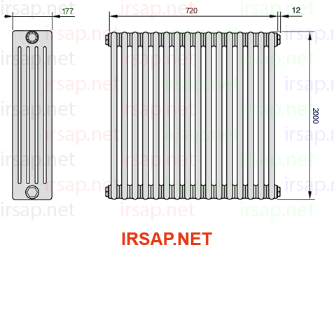 Радиатор IRSAP Tesi 52000/16 T23 CL 01